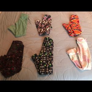LuLaRoe girls leggings - Lot of 6